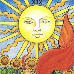 タロットカード 大アルカナ 19太陽