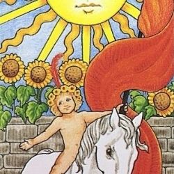 19太陽 タロットカード ひまわり