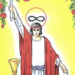 1魔術師 ザ・マジシャン 無限大マーク タロット